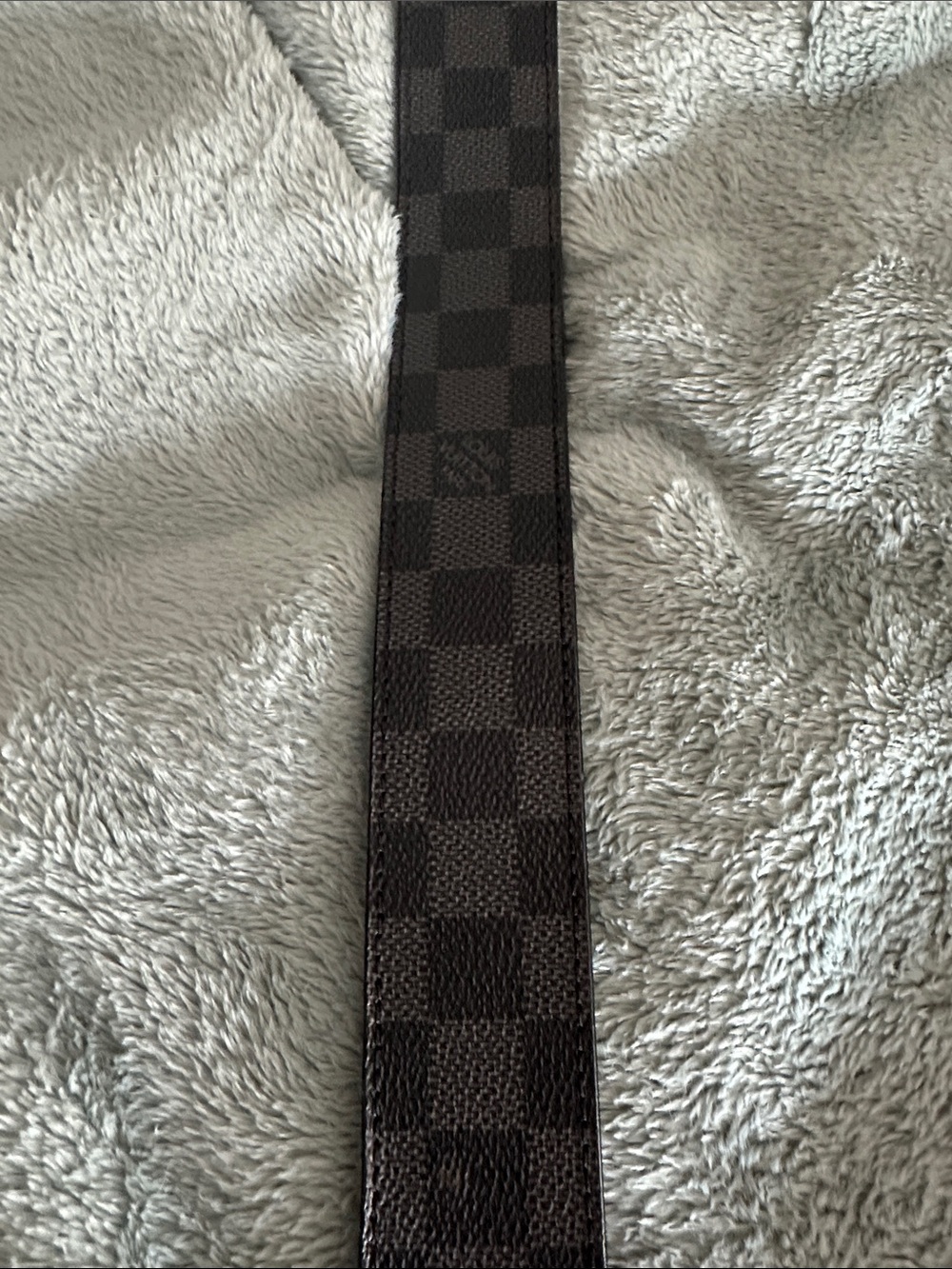 Louis Vuitton Black Damier Signature LV Buckle Men's Belt - Picture 10 of 14